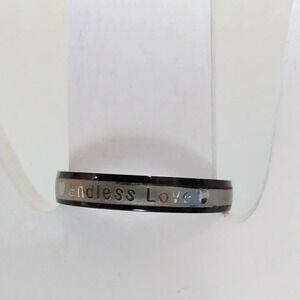NIB Size 9.25 Endless Love Stainless Steel Ring